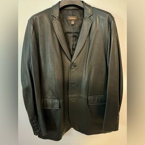 Danier Black Leather Blazer